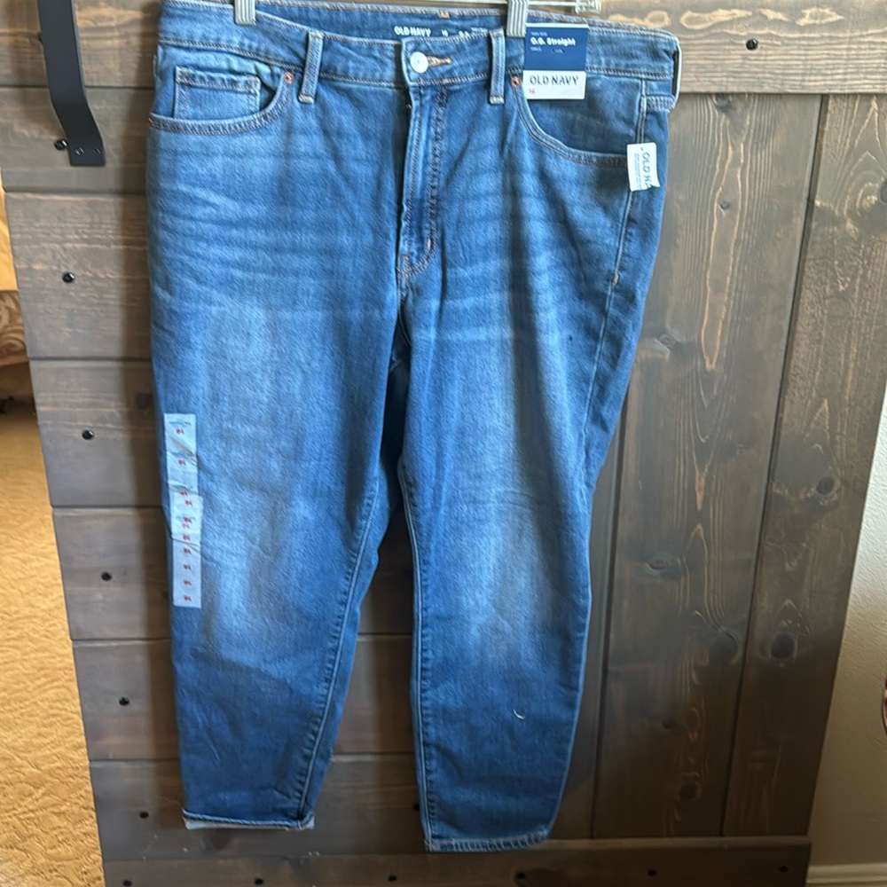 NWT Old Navy high rise OG straight ankle jeans